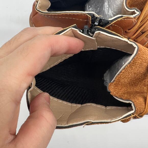 Ankle Boots Round Toe Casual Comfortable Lightweight Side Zipper Size 9.5US/41CN - Picture 10 of 16